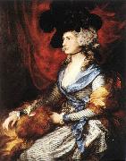 GAINSBOROUGH, Thomas Mrs Sarah Siddons dfg USA oil painting artist